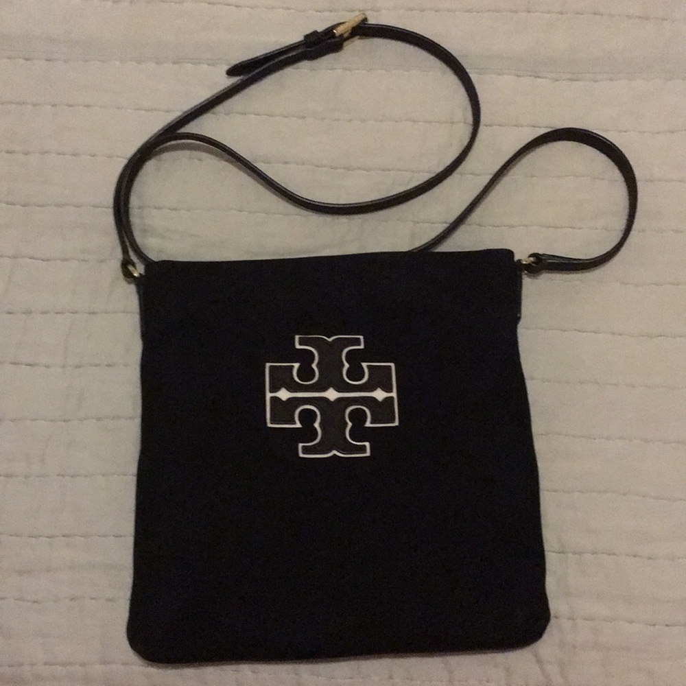 Tori Burch Black Cross Bag
